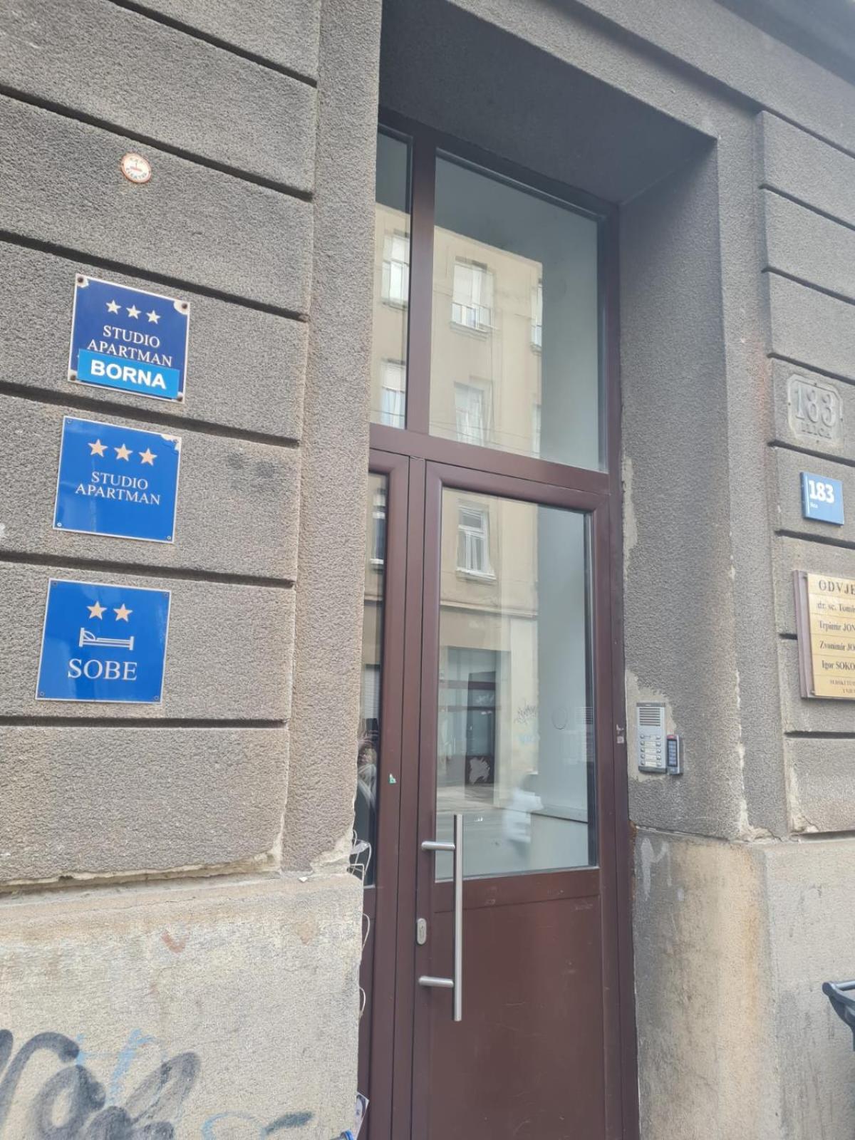 Apartments Borna Zagreb Eksteriør bilde